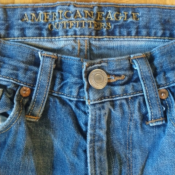 American Eagle Outfitters Aeo Jeans Original Straight 28/30 Jeans - Picture 7 of 9
